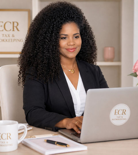 Elaine Reis working at ECR Tax and Bookkeeping